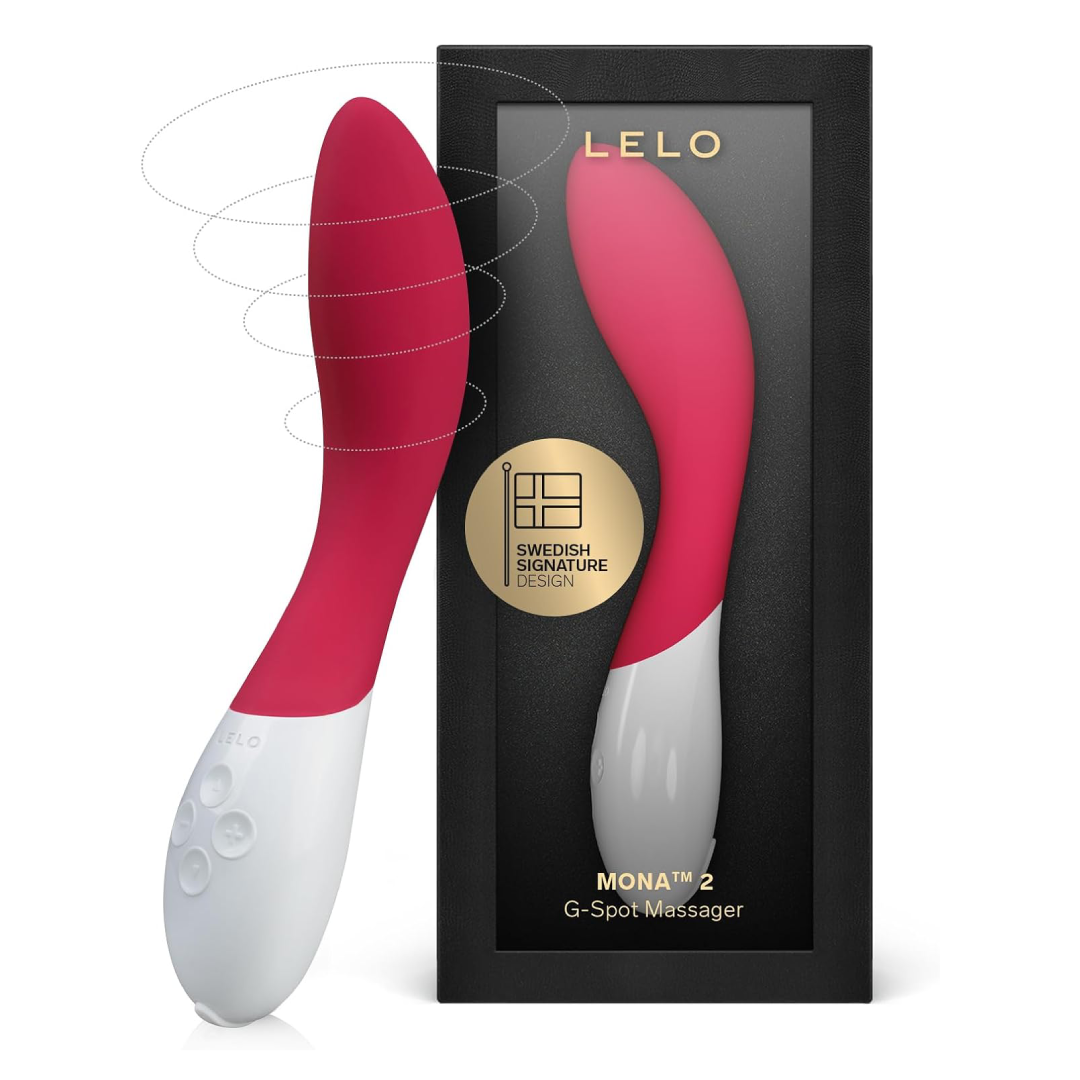 G-Spot Vibrator, Curved Personal Massager, Cerise | This curved G-spot vibrator offers 6 intensity modes, delivering discreet, powerful internal stimulation for women.