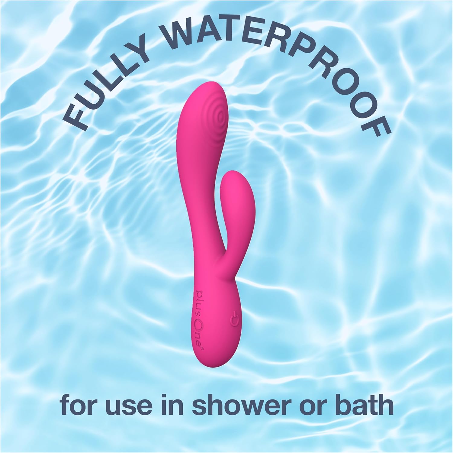 Dual Rabbit Vibrator Personal Massager - 10 Vibration Settings | Body-Safe Silicone, Waterproof, USB Rechargeable, Sex Toy for Women and Men