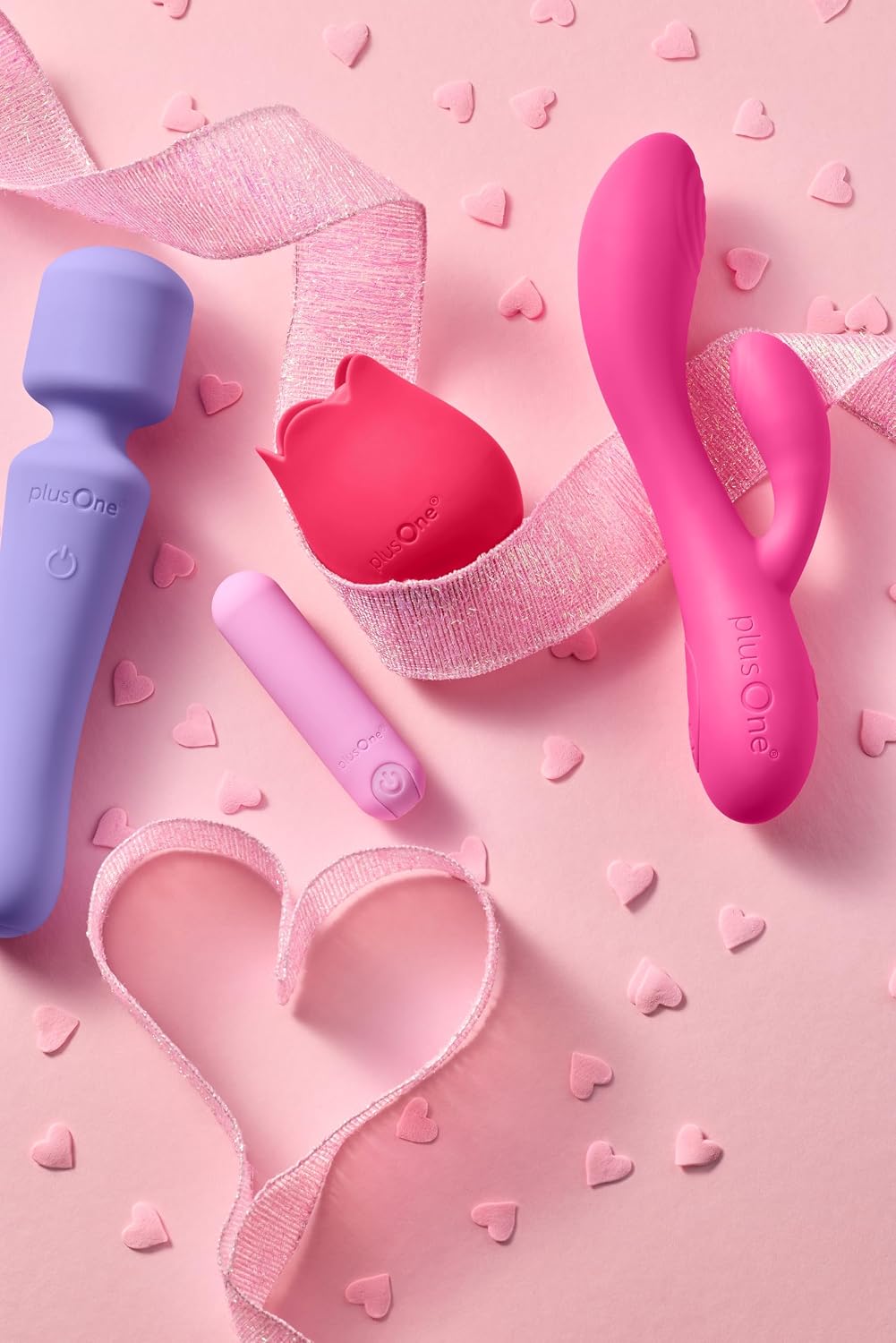 Dual Rabbit Vibrator Personal Massager - 10 Vibration Settings | Body-Safe Silicone, Waterproof, USB Rechargeable, Sex Toy for Women and Men