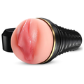 Male Masturbator,Kingdemer Realistic Pocket Pussy Vagina Textured with 7.5in Depth Lifelike Soft and Fleshy Texture,Penis Training Masturbators Sex Machine Toy for Men