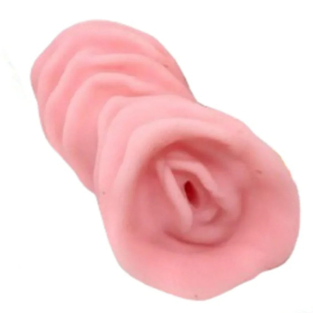 Introducing the Rose Packet Pussy Masturbator. Made with high-quality silicone, this 6 inch pocket pussy offers a realistic and pleasurable experience