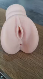 1.7lb Pocket Pussy 2-in-1 Male Masturbator – Realistic Soft Feel, Textured Inner Canal, Reusable Adult Pleasure Sleeve (Copy)
