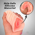 Realistic Pocket Pussy & Anal Masturbator – Dual-Entry Soft Silicone Male Stroker