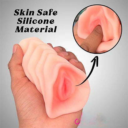 Realistic Pocket Pussy & Anal Masturbator – Dual-Entry Soft Silicone Male Stroker